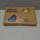 KeaBabies 8-Pack Organic Baby Bibs for Girls, Boys - Quilted Cotton Cloth Baby Drool Bibs for Drooling and Teething Toddler, Newborn, Infant, Soft & Super Absorbent (Eclipse)