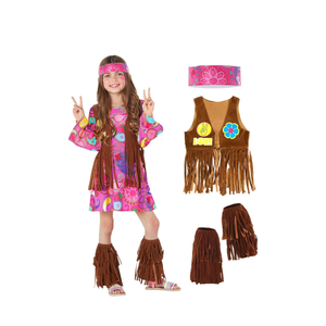 Morph 70s Outfits For Girls, Girl Hippie Costume, 60s Outfits For Girls, Hippie Costume For Kids, Kid Disco Outfit, L