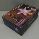 Christmas Tree Topper Star 11.8" PET Christmas Tree Topper Lighted with Remote Multicolour 20LED Lighted Treetop Decorate for Xmas Decorations Ornaments Holiday Party Indoor Decor