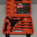 Orion Motor Tech Harmonic Balancer Puller Kit, Adjustable 3-Jaw Puller Set for Removing Harmonic Dampers & Balancers, 3-Jaw Pulley Puller Set Compatible with Chevy GM Chrysler Cadillac Ford More (black)