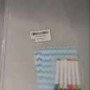 Acrylic Magnetic Dry Erase Board for Fridge 10"x14" Clear Acrylic Magnet Board for Refrigerator,Includes 6 Colors Magnetic Markers(Clear Blank)