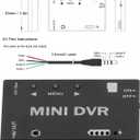 Mini FPV DVR Module, NTSC PAL Switchable, Video Audio FPV Recorder, RC Drone Accesssory, for RC Model