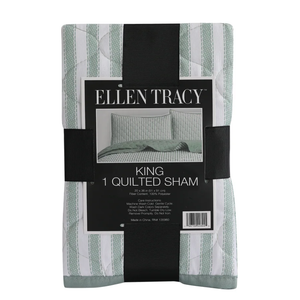 Ellen Tracy King 1 Quilted Sham 20x36 100%Polyester