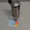 AIKE SensePro Automatic Soap Dispenser Type-C Rechargeable, Brushed Stainless Steel Finish 12.8 fl.oz. for Liquid Soap