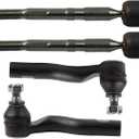 TRQ Front Inner and Outer Tie Rod Set Driver and Passenger Side Compatible with 2013-2016 Scion FR-S 2013-2020 Subaru BRZ 2017-2020 Toyota 86