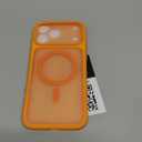 TOCOL for Phone 17 Pro Max Phone Case, Builtin Magnetic Ring, Compatible with Magsafe, Full Camera Protection, Translucent Matte Phone Case for 17 ProMax 6.9 inch (Orange)