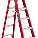 Louisville Ladder 6-Foot Fiberglass Step Ladder, 300-Pound Load Capacity, Type IA, L-3016-06