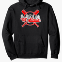 Vintage St. Louis Baseball Pullover Hoodie size medium grey