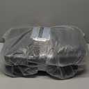 Waterproof Dog Beds for Large and Medium-Sized Dogs - Orthopedic Dog Bed Washable Crate Pad, Egg Crate Foam Pet Bed Mat with Removable Cover, Anti-Slip Kennel Pad, 35''22'', Grey