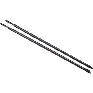 24-Inch SDS Plus Chisel Set - 3/4 Inch Flat Chisel and Point Chisel - Heat Treated 40Cr Alloy Steel