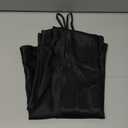 Womens Satin Nightgown Silk Slip Dress Sleepwear Sexy V Neck Negligee Lingerie Long Nightwear (Medium, 569-black)