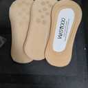 No Show Socks Women Nylon Ultra Low Cut Non-Slip Thin Liner Socks Invisible Hidden Socks for Flats, 8-10, 3 Pairs Nude