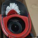 O-Cedar EasyWring Microfiber Spin Mop, Bucket Floor Cleaning System, Red, Gray, Standard