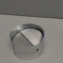 6" Inch Backdraft Damper for Straight or Flex Duct. Bathroom Exhaust Fan. Kitchen Hood Exhaust Fan and Different Dryer Fan Backflow Preventer. Steel Damper with Aluminum Valve Flaps