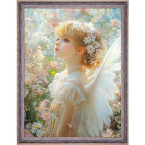 18x24 Frame Rustic Gray, Retro 24x18in Picture Frame with Floral Trim, for 18 x 24inch Gallery Photo Pic with HD Plexiglass, 1.6in Widen 0.8in Thick, Horizontal Vertical Wall Display