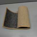 1PC Jute Stair Treads for Wooden Steps-Stairs Carpet Non Slip-Peel and Stick Stair Treads Indoor, Adhesive Staircase Step Treads Residue Free, Durable Natural Stair Runner Rug,8"x30" Beige