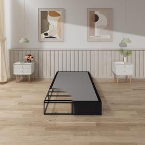 Tyndall 10 Inch Box Spring Twin Size, High Profile Metal Twin Bed Base