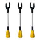 3 Pack COWMER Rechargeable Livestock Products Replacement Rod Pole, Cattle Prod Shaft(Only Shaft) (3 Pack 17.3" Poles)