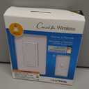 Lutron Caseta Original Smart Dimmer Switch (Lutron Smart Hub Required), for LED Lights, 150 Watt, Single-Pole/3-Way, No Neutral Required, PD-6WCL-WH-2, White, 2 Pack