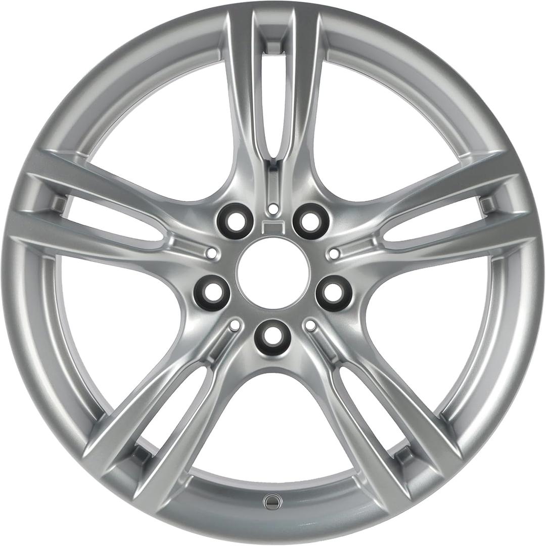 New 18 Inch 18x8.5 Inch Premium Aluminum Alloy Rear Wheel Rim Fits for BMW 3 & 4 Series Activehybrid 2012 2013 2014 2015 2016 2017 2018 2019 2020, 36117845881 Direct Fit OE Stock Specs