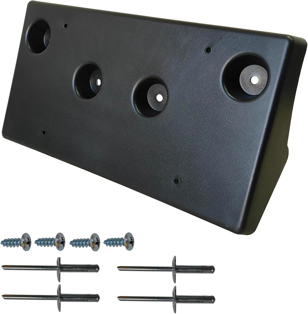 Front Bumper License Plate Frame Bracket Holder Fits for 2018 2019 2020 2021 Chevrolet Equinox Replace 23320630,GM1068190