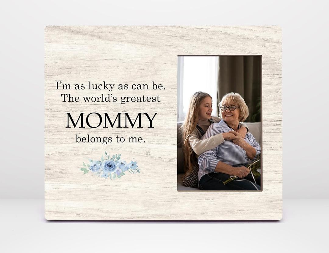 3 x Orchroma Mommy Picture Frame, Best Mom Gifts from Kids Son Daughter, Mother's Day Birthday Gifts for Mommy, Mommy and Me Photo Frame 4x6