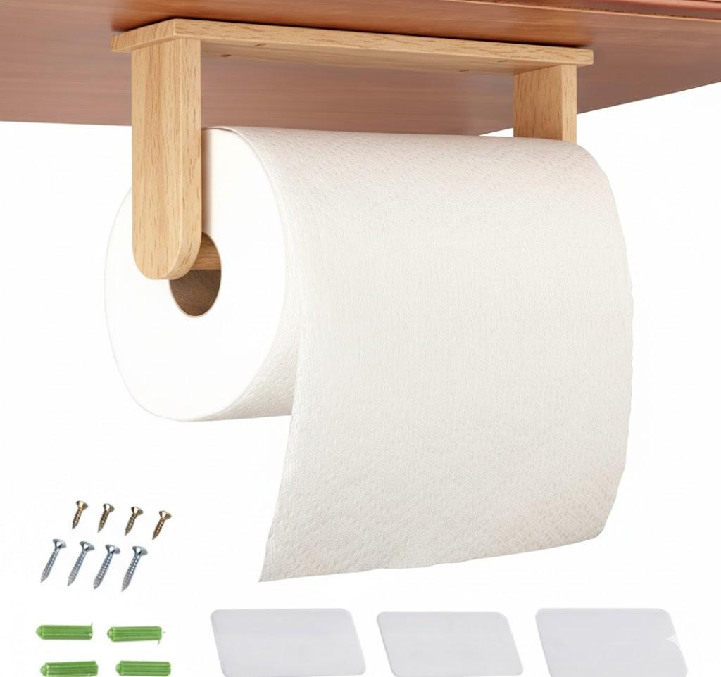 In-Drawer Knife Block Organizer - Bamboo Wood Drawer Knife Organizer-Protecting Knife Organizer Block (Not Included) (Natural, 7 Knives Dock)