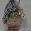 Plug in Modern 3-Light Black Chandelier with Glass Crystals, Candle Style Pendant Light Fixtures for Living Room, Girls Room, Kitchen Island, Entryway