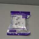 VCE 1 Port Keystone Wall Plate UL Listed (10 Pack), Single Gang Wall Plates for RJ45 Keystone Jack and Modular Inserts, White