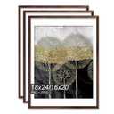 18x24 Picture Frame Set of 3 for Photo Poster Horizontally/Vertically