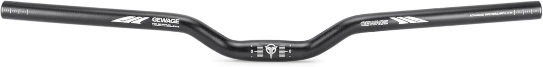 25.4 Bike Handlebar - 30mm, 55mm, 70mm, 90mm,120mm Riser Handlebar - 620mm Aluminium Alloy Mountain Bike Bicycle Handlebars (25.4-30mm Rise)