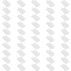 DOITOOL 50Pcs 300Ml Reusable Suction Nozzle Seal Packaging Bags Clear Plastic Drink Pouches for Soy Milk Juice Liquid Storage Portable Leakproof