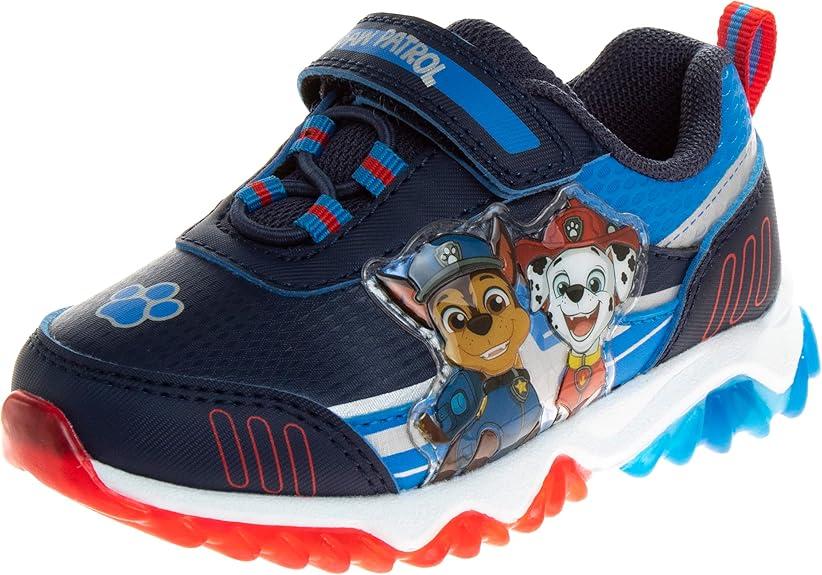 Nickelodeon Boy's Paw Patrol Chase and Marshall Sneakers (Toddler/Little Kid)  Size 7, 16Cm