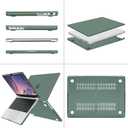 MOSISO Compatible with MacBook Pro 14 inch Case M5 2026 M4 2025 M3 M2 M1 2024-2021 A3427 A3426 A3434 A3112 A3185 A3401 A2918 A2992 A2779 A2442,Hard Case&Keyboard Skin&ScreenFilm&Pouch, Midnight Green