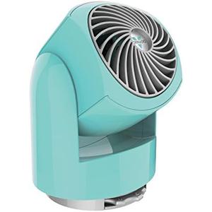 Vornado Flippi V6 Compact Air Circulator Fan, Quiet Portable Travel Fan for Desk or Bedroom, Adjustable Head, 2 Speeds, Bliss Blue
