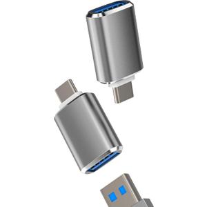 USB-C OTG Adapter(2 Pack) Type C Dongle Compatible for Samsung LG Apple iPhone 15 Pro Max Plus iPad 10Air4/5Mini6Pro 12.9 MacBook Accessories Thunderbolt Port Adaptador Camera Mouse Converter