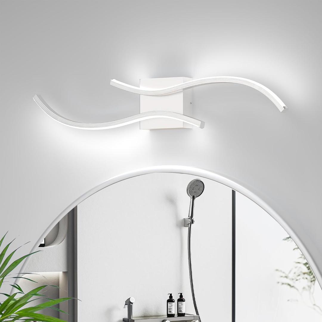 LED Bathroom Light Fixtures Dimmable 5CCT 23in, Brushed Nickel