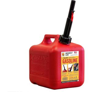 Midwest Can Quick-Flow Spout 2310 2 Gallon 8 oz. Gasoline Can 