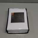 Empyrean White Extra Deep Pocket King Fitted Sheet Only, Hotel Luxury King Size Fitted Sheets Easily Fits 18 to 24 Inch Mattress, Super Soft, Wrinkle-Free Bottom Sheets with Corner Straps