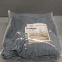 H.VERSAILTEX Rich Velvet Stretch 2 Piece Cover Chair Slipcover Sofa Cover Furniture Protector Couch Soft with Elastic Bottom Chair Couch Cover with Arms Width Up to 49 Inch(Chair, Stone Blue)