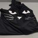 Black cat costume for girls, Cute Halloween Poncho for Women Adult, Hooded Cloak for Cosplay Dress Party Gift, Cat Ears and Removable Tail, One Size, Classic Style