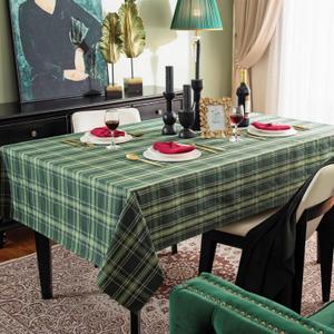 St Patrick's Day Tablecloth - Decoration Holiday Tablecloth - Reusable Wipe-able Waterproof Fabric Table Linen Cover for Kitchen, Indoor and Outdoor, Size: 120" x 60" (Rectangular)
