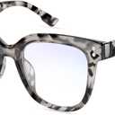 Blue Light Glasses for Women and Men, 99% UV Blocking Square Frame