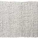 Bloomingville Cozy Haven Wool Blend Shag Throw, Natural and Grey Mlange, 60 by 50 inches