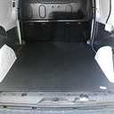REZAW-PLAST Rubber Cargo Mat for Ram ProMaster City 20152022  Heavy Duty, Odorless, All-Season Trunk Liner  Custom Fit Van Bed Mat  Black  1/8" Thick (Not for ProMaster 15003500)