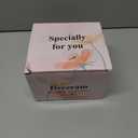 Cute Ceramic Coffee Mugs Gifts for Women Mom Grandma Mug Flower Tea Cup Set Butterfly Gift for Woman Ladies Her Valentine Birthday Mothers Day Unique Christmas Mug Gifts Cool Girly Fun Floral Teacup (Red)