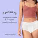 Rael Disposable Underwear for Women, Organic Cotton Cover - Incontinence Pads, Postpartum Essentials, Disposable Underwear, Unscented, Maximum Coverage (Size S-M, 12 Count)