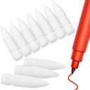 2 x VILLCASE Paint Marker Replacement Nibs Soft Fine Tip for Acrylic and Oil Markers Refillable Drawing Pen Tips for Detailed Sketching and Precise Art