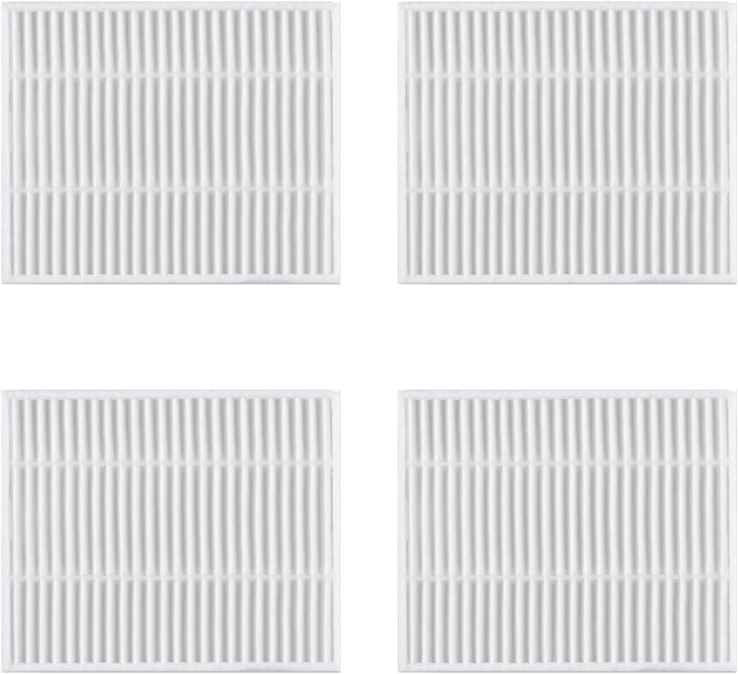 4-Pack Replacement HEPA Filter Compatible with Roborock Q7 M5/Q7 M5+/Q7 L5/Q7 L5+ Robot Vacuum Cleaner | Replacement Washable Filter, High-Efficiency Filters Replacement Parts