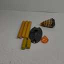 Tiki Torch Bubbler - Halloween Bubble Machine with Lights and Music, Bubble Blower and Wand, Rechargeable Outdoor Toy for Kids Teens Adults, 4 Feet Tall, Includes 4oz Bubble Solution